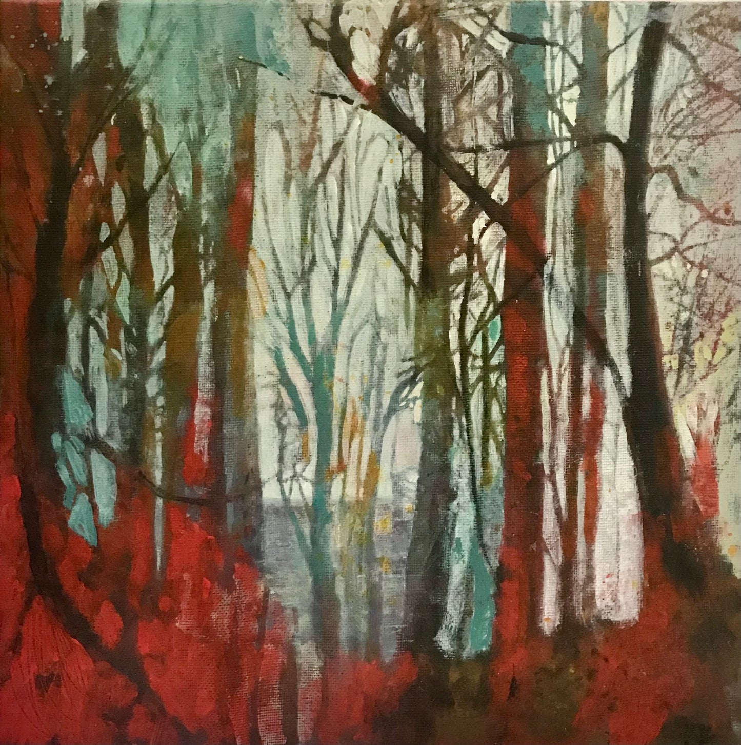 Red Woodland Pool