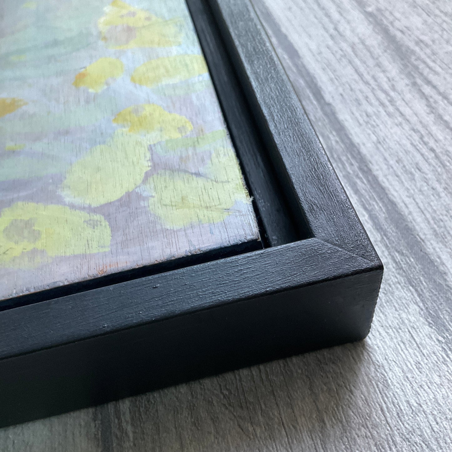 Sapphire Diver - Original underwater painting with wild swimmer