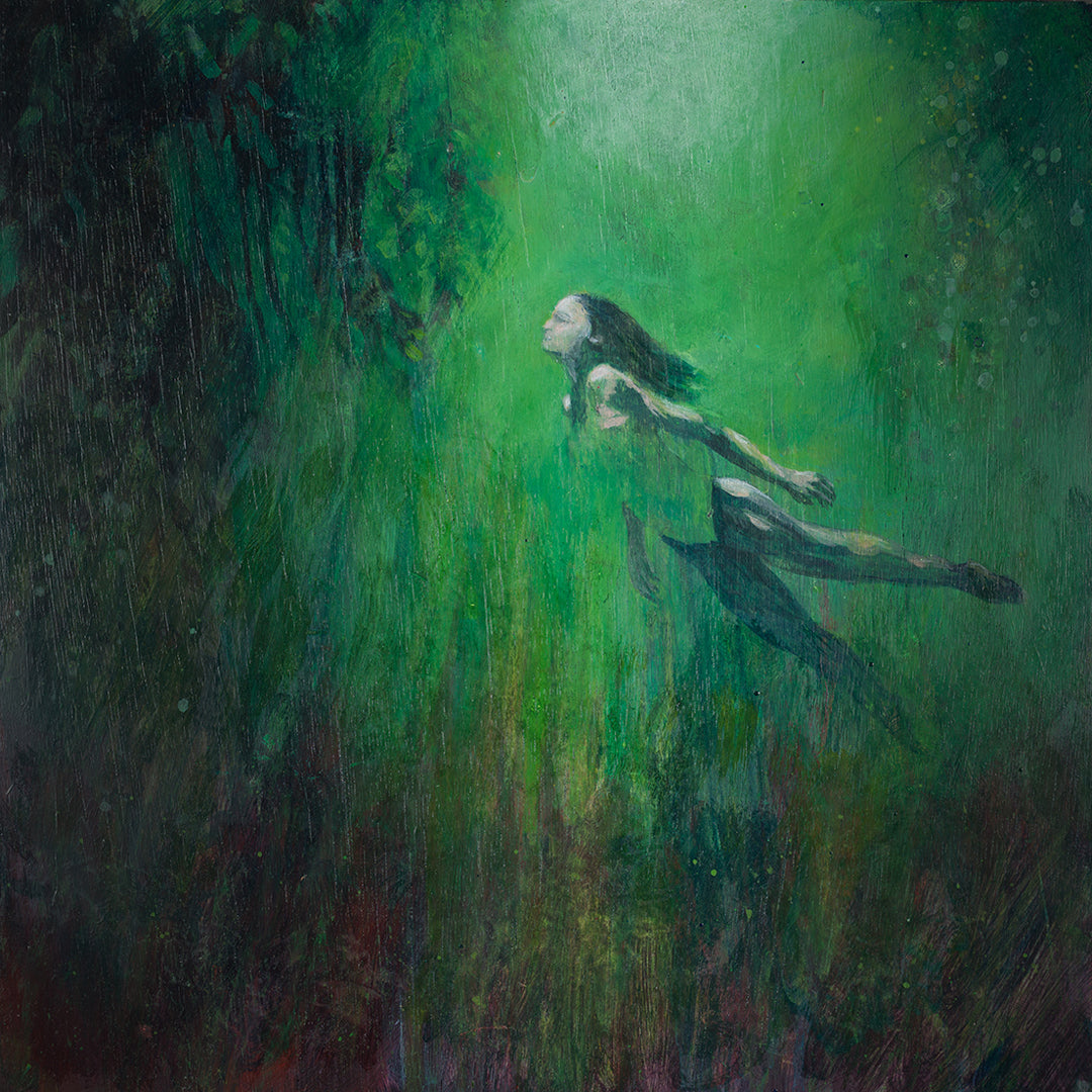 Emerald Diver - Print on Fine Art Paper